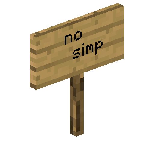 No-Simp Sign